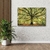 Quadro Decorativo Paisagem Árvore Grande com Folhas caídas no chão Horizontal - MFDecor