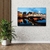 Quadro Decorativo Paisagem Noturna de Ponte Sobre o Rio na Cidade de Dublin Irlanda Horizontal - MFDecor