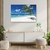 Quadro Decorativo Paisagem Praia e Palmeiras Horizontal - comprar online