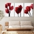 Quadros Decorativos Trio em Flores Tulipas Vermelhas Minimalistas - comprar online