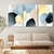 Quadros Decorativos Trio em Arte Abstrata Formas Orgânicas Tom Pastel - MFDecor