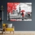 Quadros Decorativos Londres Casal Na Chuva Big Ben Horizontal - MFDecor