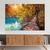 Quadro Decorativo Paisagem de Lago Cristalino em meio ao Bosque Horizontal - comprar online