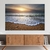 Quadro Decorativo Paisagem Por do Sol na Praia Horizontal - comprar online