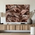 Quadro Decorativo Folhagem Tropical Bronze Horizontal - MFDecor