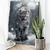 Quadro Decorativo Animal Selvagem Puma Caminhando na Neve Vertical na internet