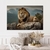 Quadro Decorativo Animal Selvagem Leão de Judá Rei da Floresta nas Montanhas Horizontal - comprar online