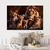 Quadro Decorativo Família Leão 3 filhotes Horizontal - MFDecor