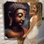 Imagem do Quadro Decorativo Religioso Buda Rosto Abstrato Vertical