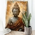 Quadro Decorativo Religioso Buda Abstrato Vertical na internet