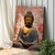 Quadro Decorativo Religioso Buda Abstrato Vertical - MFDecor