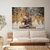 Quadro Decorativo Religioso Buda com Pássaros Brancos Horizontal - MFDecor