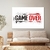 Quadro Decorativo Street Art Com Palavra Game Over Horizontal - comprar online