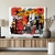 Quadro Decorativo Street Art com Gravuras Coloridas Horizontal - comprar online