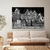 Quadro Decorativo Animal Silvestre Zebras Preto e Branco Horizontal - comprar online