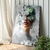 Quadro Decorativo Beleza Feminina Pintura de Face Feminina Com Flores Vertical - MFDecor