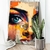 Quadro Decorativo Rosto Feminino Abstrato Colorido Vertical - MFDecor