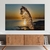 Quadro Decorativo Paisagem Penas com Fundo na Praia Horizontal - comprar online