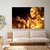 Quadro Decorativo Beleza Feminina Face de Mulher Dourada Perfil Shine Horizontal na internet