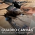 Quadro Decorativo Cavalo Abstrato Fundo Cinza Vertical - comprar online