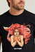 Camiseta sereia preta - comprar online