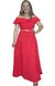 Vestido Longo Vermelho Ceia