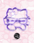 Cortador Cara Hello Kitty con lentes Tierna