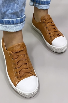 Sapato Casual Feminino Clean Caramelo - comprar online