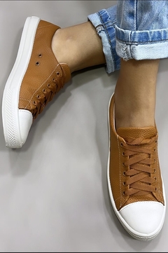 Sapato Casual Feminino Clean Caramelo