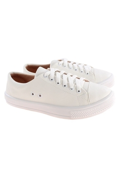 Sapato Casual Feminino Clean Branco - ORTHOGONAL STORE