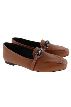 Mocassim Feminino Basic Marrom na internet