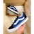 Tênis Vans Old Skool Skate Unissex Preto Azul Vulcanizado Tamanho:38;Cor:Azul (