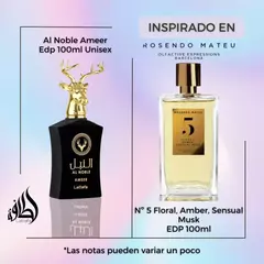 LATTAFA AL NOBLE AMEER 100ML + Decantador - comprar online