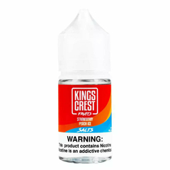 KING'S CREST FRUITS - STRAWBERRY PEACH ICE - SALT