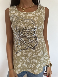 Musculosa crepe 101 - tienda online