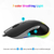 Mouse Gamer Usb Com Led Rgb 3200 Dpi Ajustavel Ebai - FZF-X6 na internet