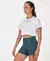 T-Shirt Cropped Frase Alto Giro