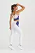 Legging Levanta Bumbum Com Recortes Branco Caju Brasil - Tennis Trip