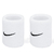 Munhequeira Nike Swoosh Curta com 02 Unidades Branca - comprar online