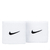 Munhequeira Nike Swoosh Curta com 02 Unidades Branca