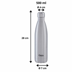 Garrafa Termica Inox - Onix Termic Agua Cafe 500ml - comprar online