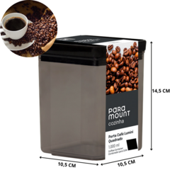 Pote Porta Cafe Lumini 1000ml Hermetico Mantém Aroma Selado - comprar online