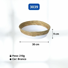 Cesto Organizador / Vaso Cachepot em Fibra Natural Multiuso Paramount - comprar online