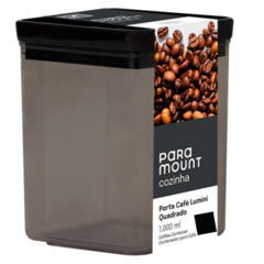 Pote Porta Cafe Lumini 1000ml Hermetico Mantém Aroma Selado