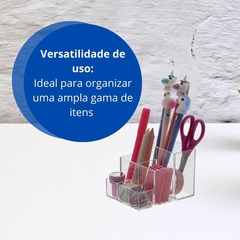 Organizador Para Escritório 6 Divisórias Canetas Lápis - D&L STORE OFICIAL