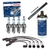 Kit Cabos Velas E Bobina Passat 1.6 1.8 1974 a 1982 Voyage 1.5 Gasolina + Chave