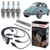 Kit Cabos Velas E Chave Fusca Brasília Kombi 1300 1500 1600 1973 À 1982 Gasolina Rosca Curta