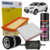 Kit De Filtros E Higienizador Mobi Palio Grand Siena Uno Fiorino 1.0 1.4 Fire Evo – Filtros De Ar Óleo Combustível E Ar-Condicionado