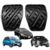 Kit Capa Pedais March Sentra Versa 2007 A 2019 PVC Preto