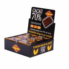 Tablete Chocolate 70% Cacau Natural Deli Vida caixa com 24 unid. na internet